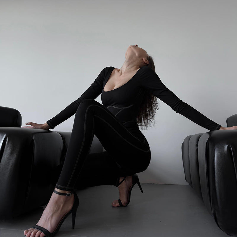 Women Style square neck Jumpsuit 4