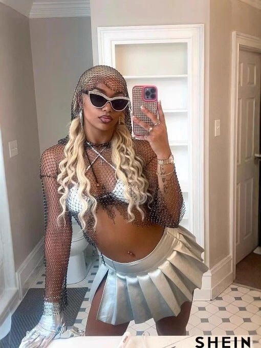 Women's Solid A-Line Pleated Sexy Fashion Mini Pu Leather Skirt 8