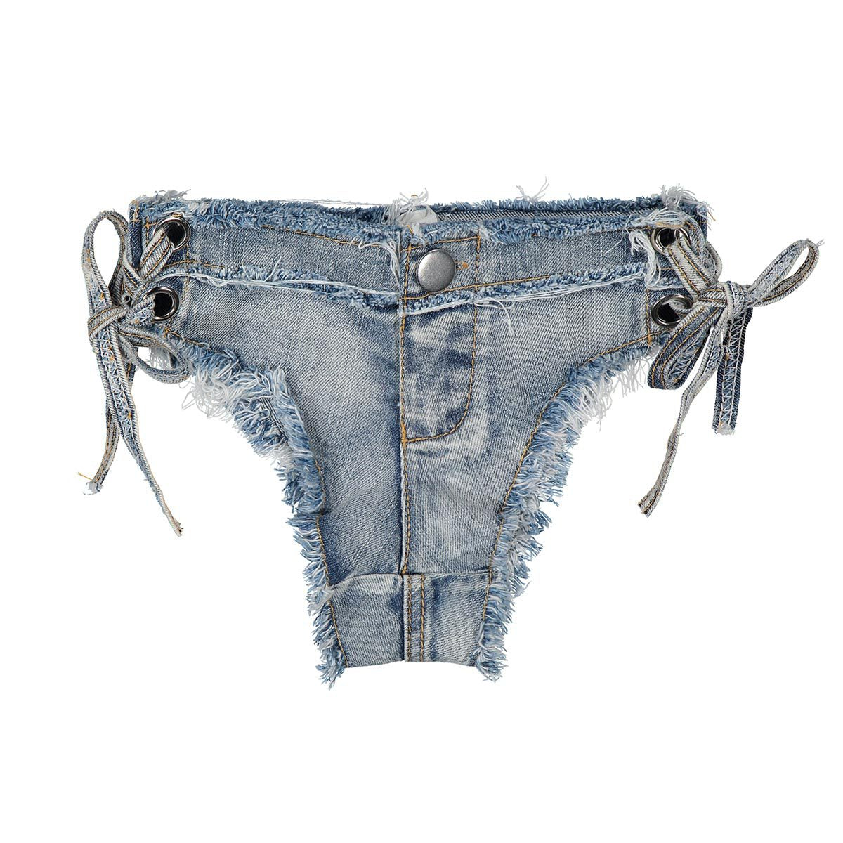 sexy night club denim bikini 31