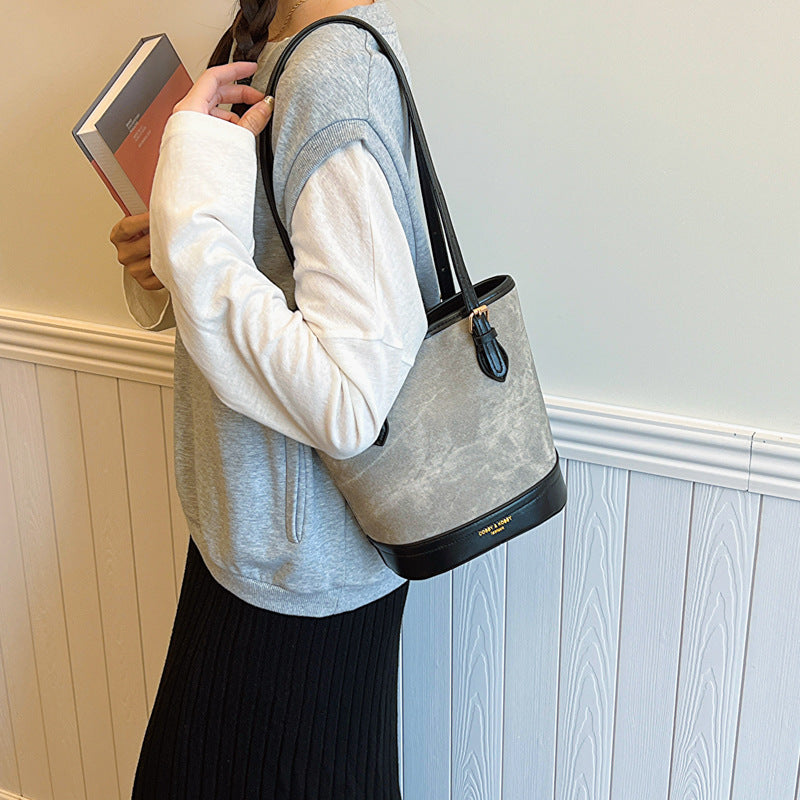 Autumn And Winter Retro Armpit Bags For Women Trendy And Fashionabletote Bags Versatile Large-Capacity Bucket Bags 5