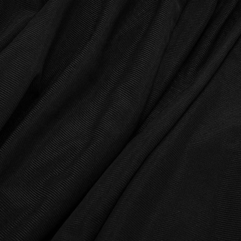 Women Fall Sexy See-Through Mesh Bell Bottom Pant 11