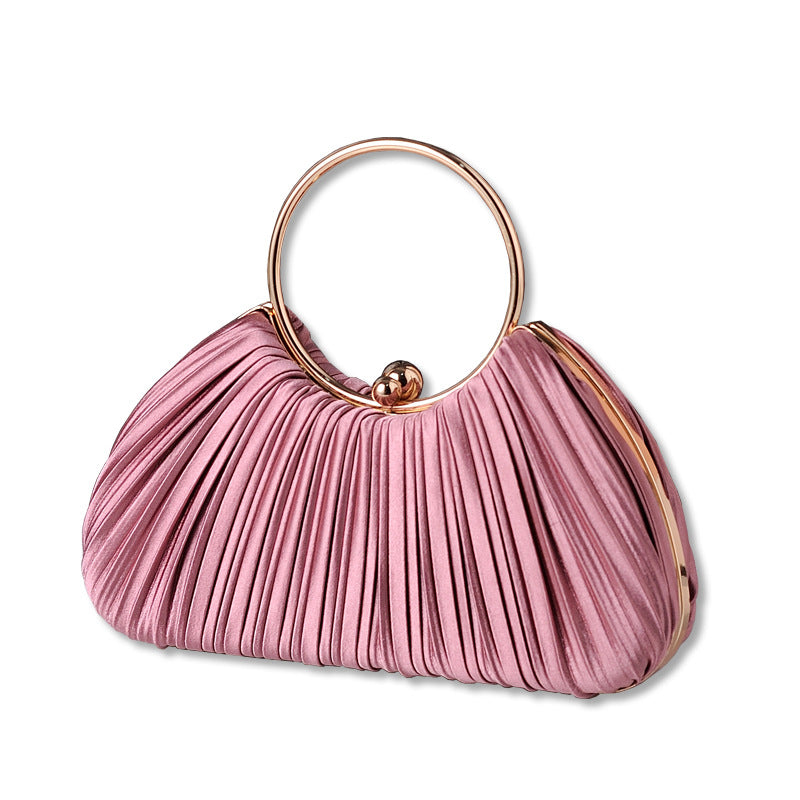 Pleated Evening Bag Formal Party Handbag 4