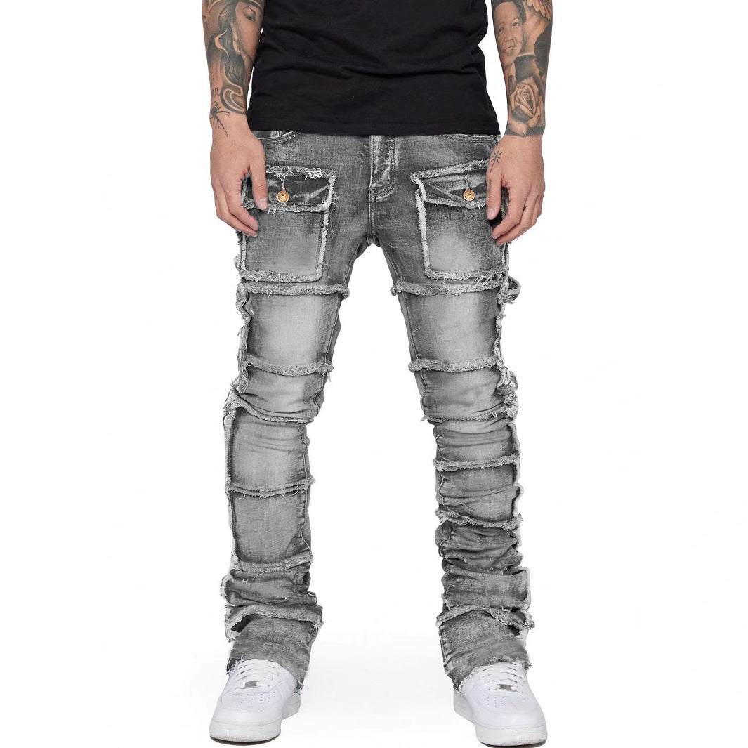 Men’s Stretch Denim Cargo Pants 4