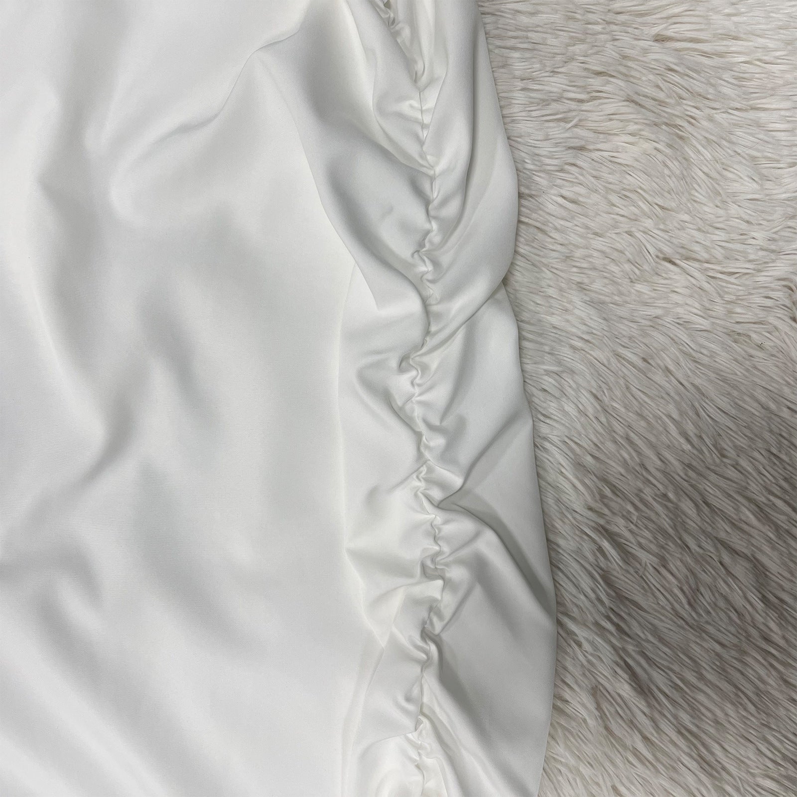 Summer Women Round Neck Solid Dress 19