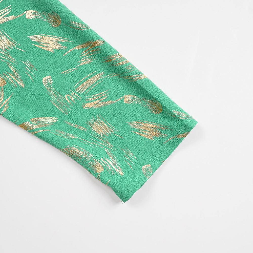 Plus-Size Women Round Neck Dress 18