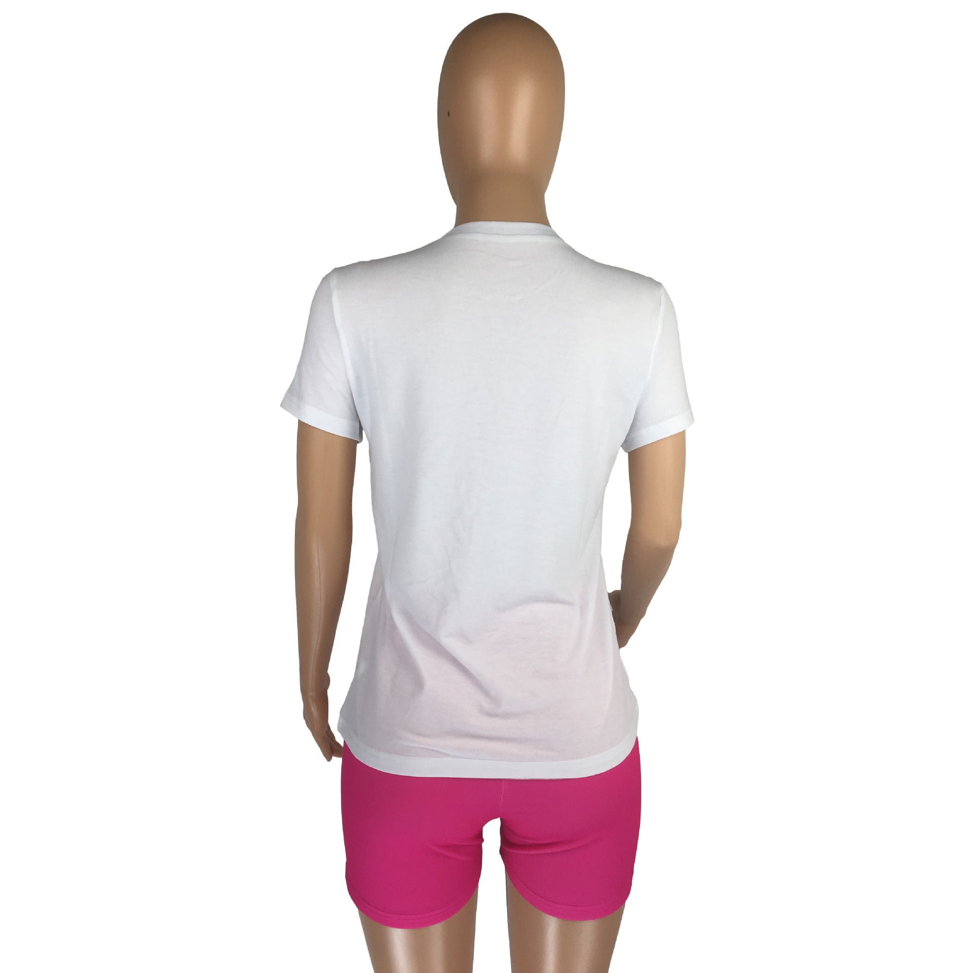 Women Casual Print Top + Shorts Two-Piece Set 12