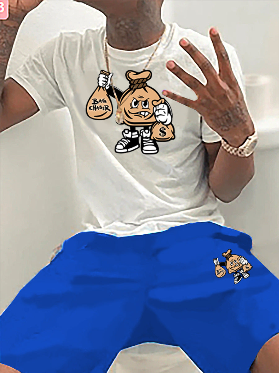 Men's Summer Print T-Shirt Set 6