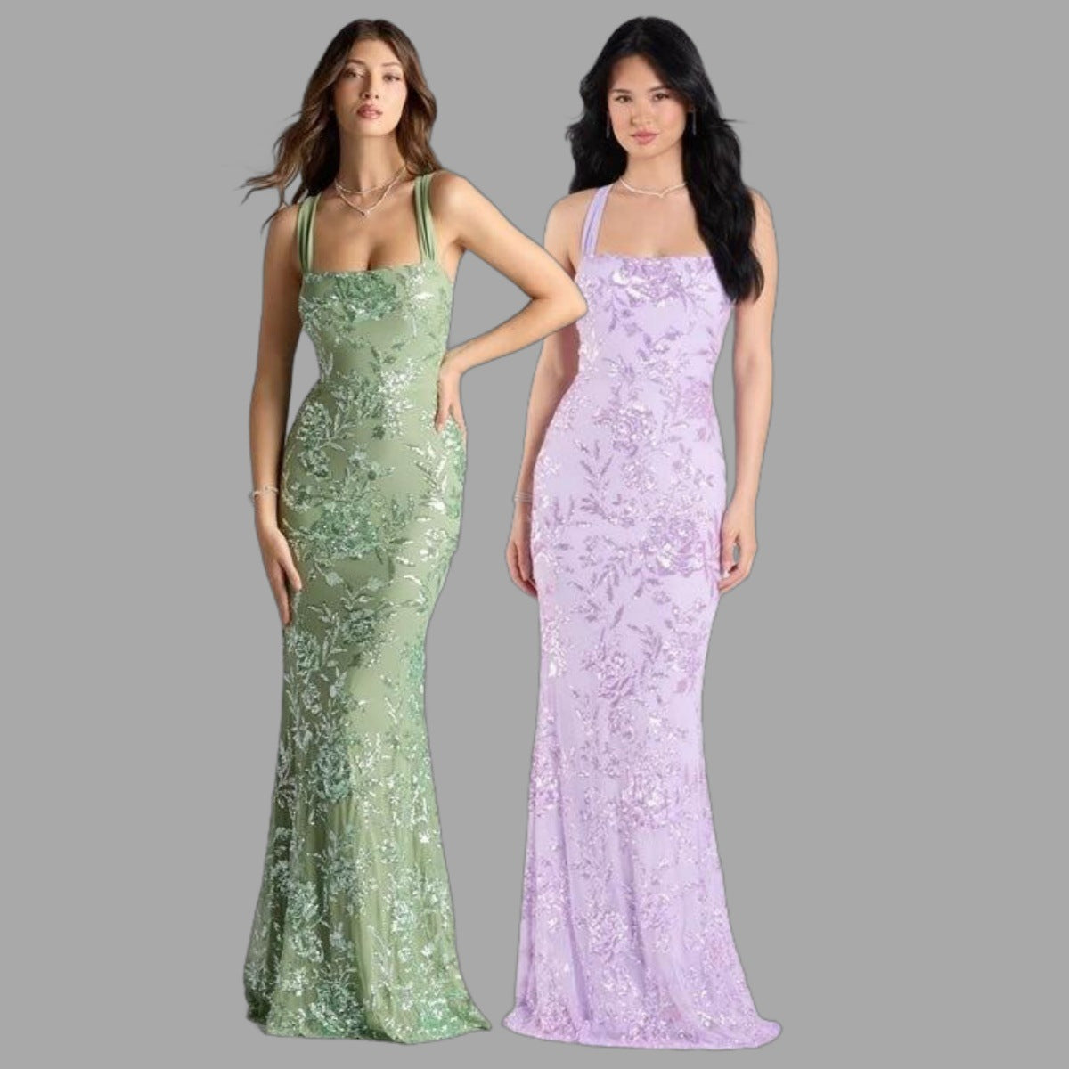 Spring Summer Fashion Sexy Sleeveless Low Back High Slit Gown 10