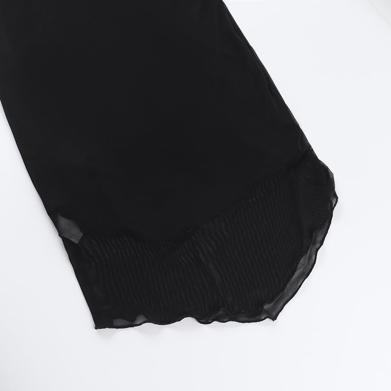 Women Spring Summer Sexy Backless Slit Sleeveless Dress 11