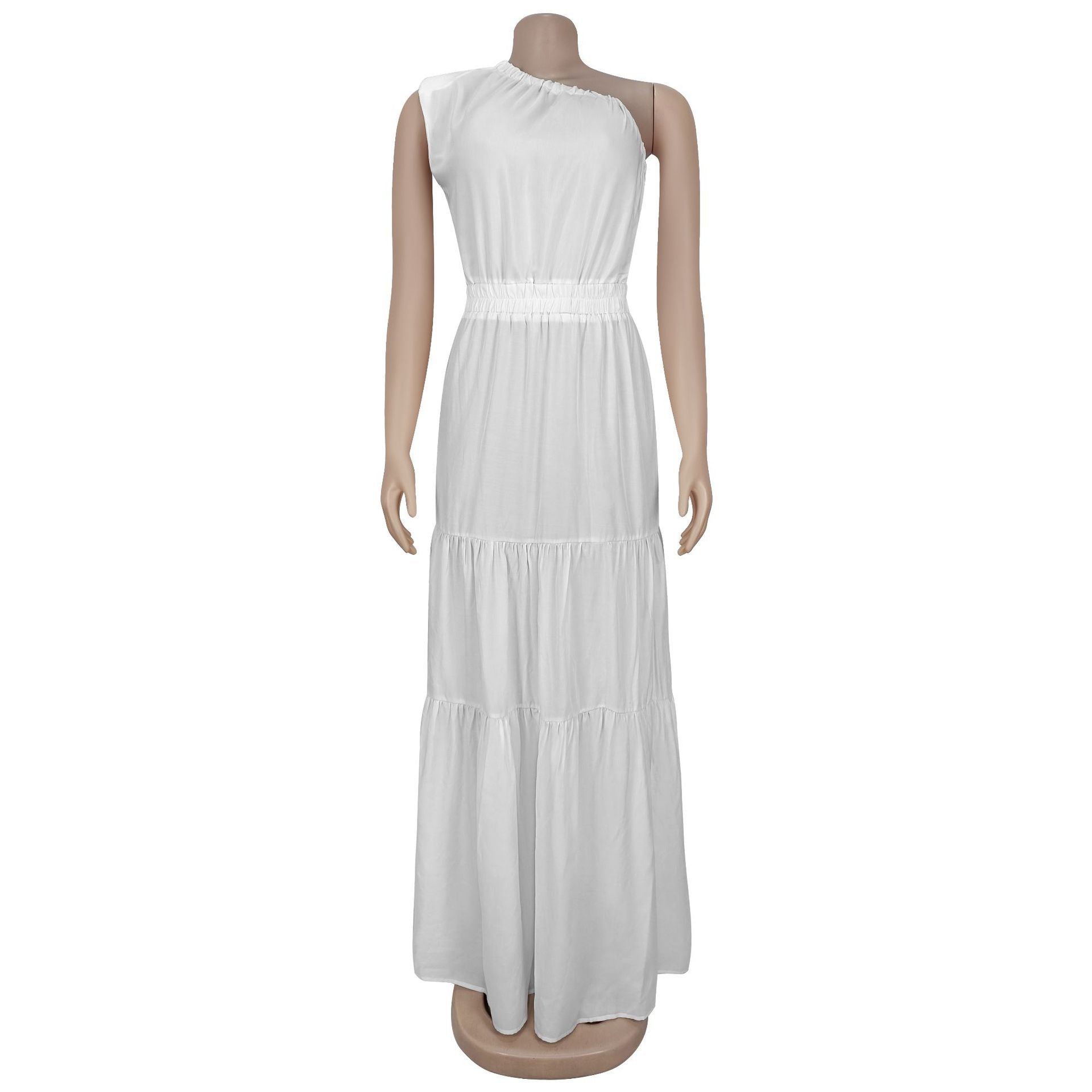 Chic Off-Shoulder Slim Fit Long Dress 10