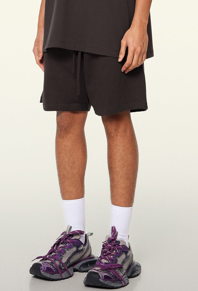 Summer Men's Solid Color Trendy Loose Casual Knee-Length Sports Shorts 12