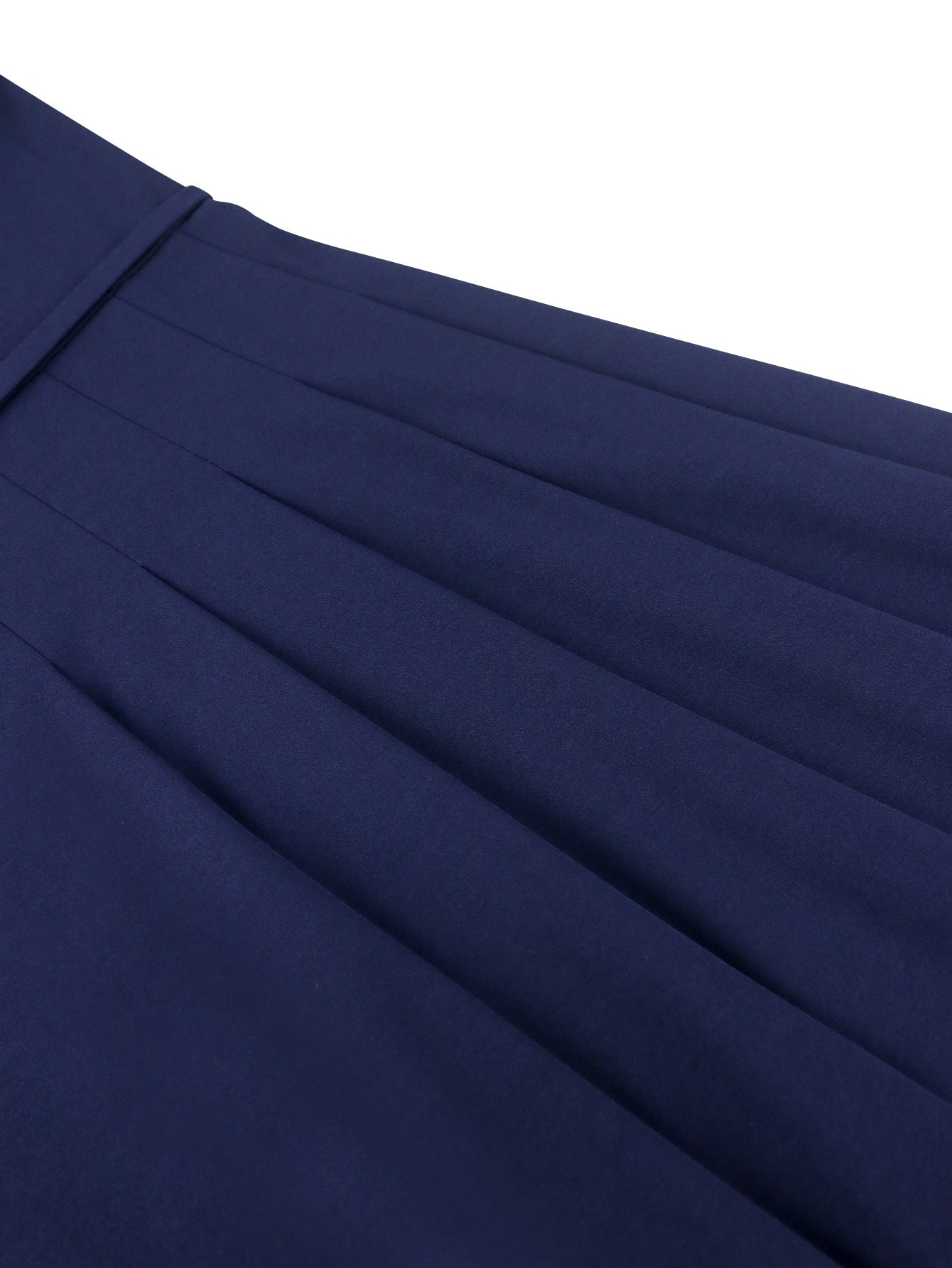 Plus Size Women asymmetric collar pleated Dress 18