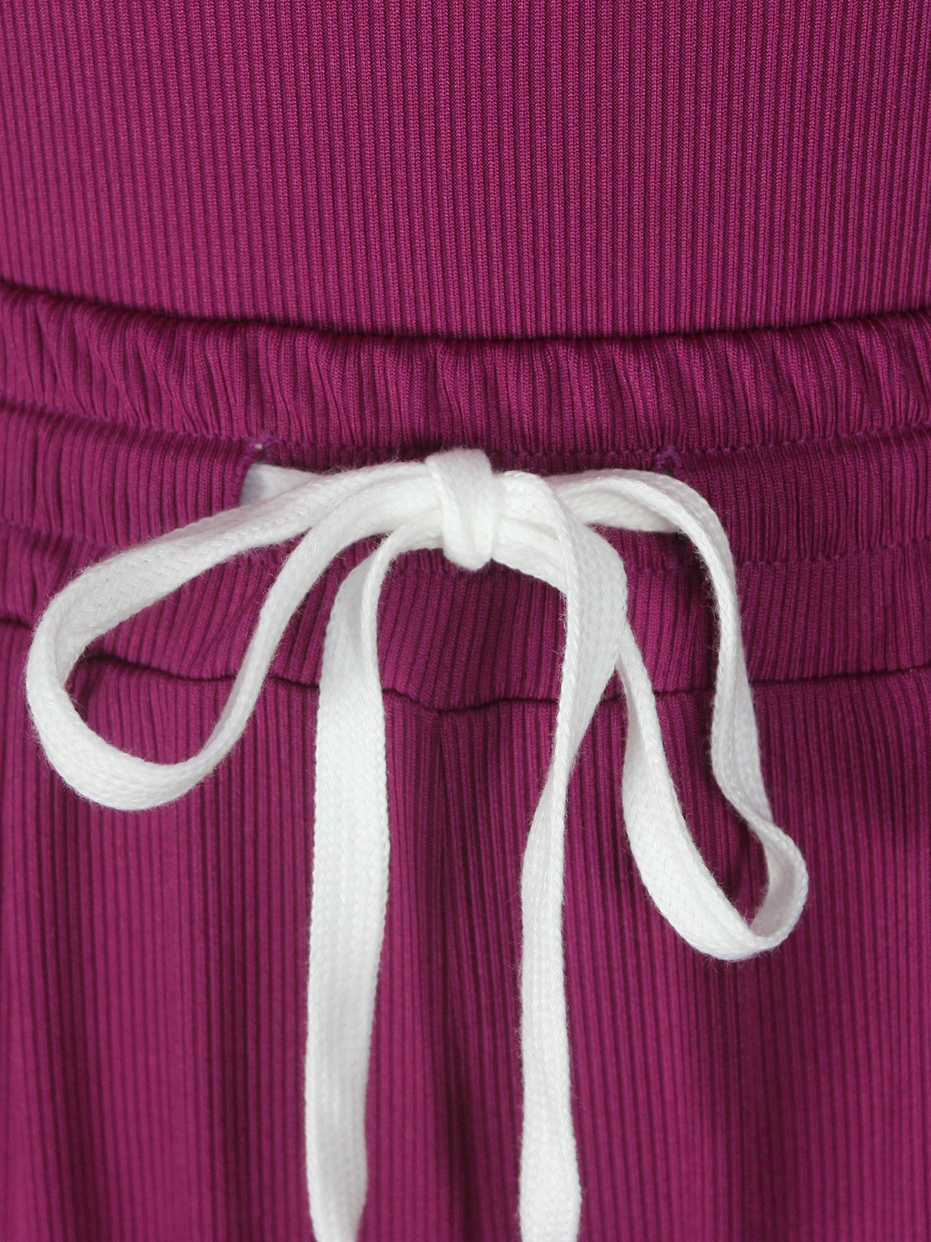 Women sexy tank top and belted Pants Casual two-piece set 12