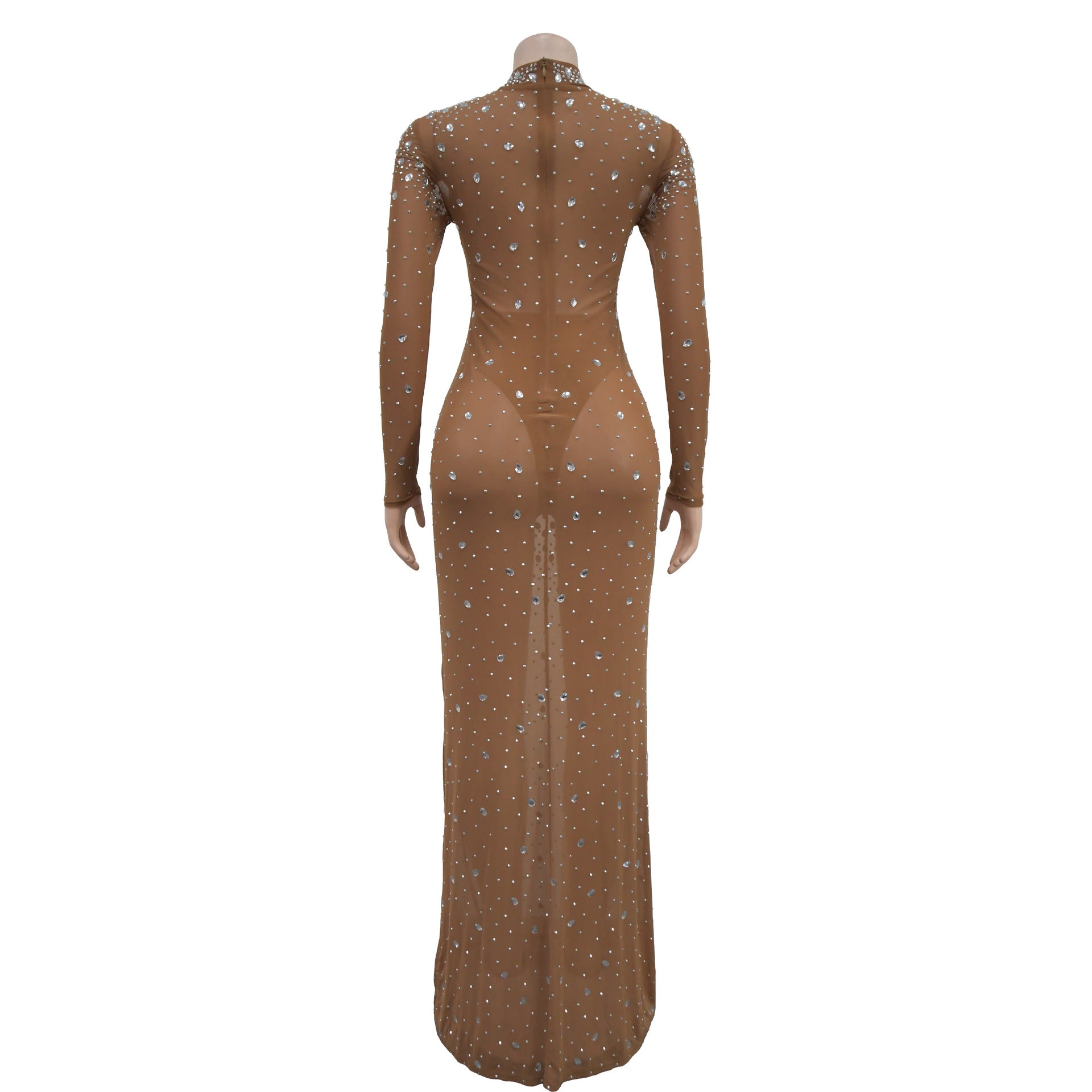 Women Round Neck Beaded dress 9