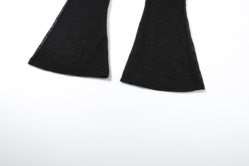 Women Fall Lace See-Through Sexy Jumpsuit 15