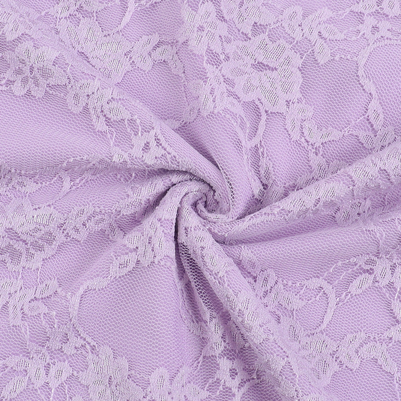 Women Strap Lace Patchwork Sexy Slit Dress 16