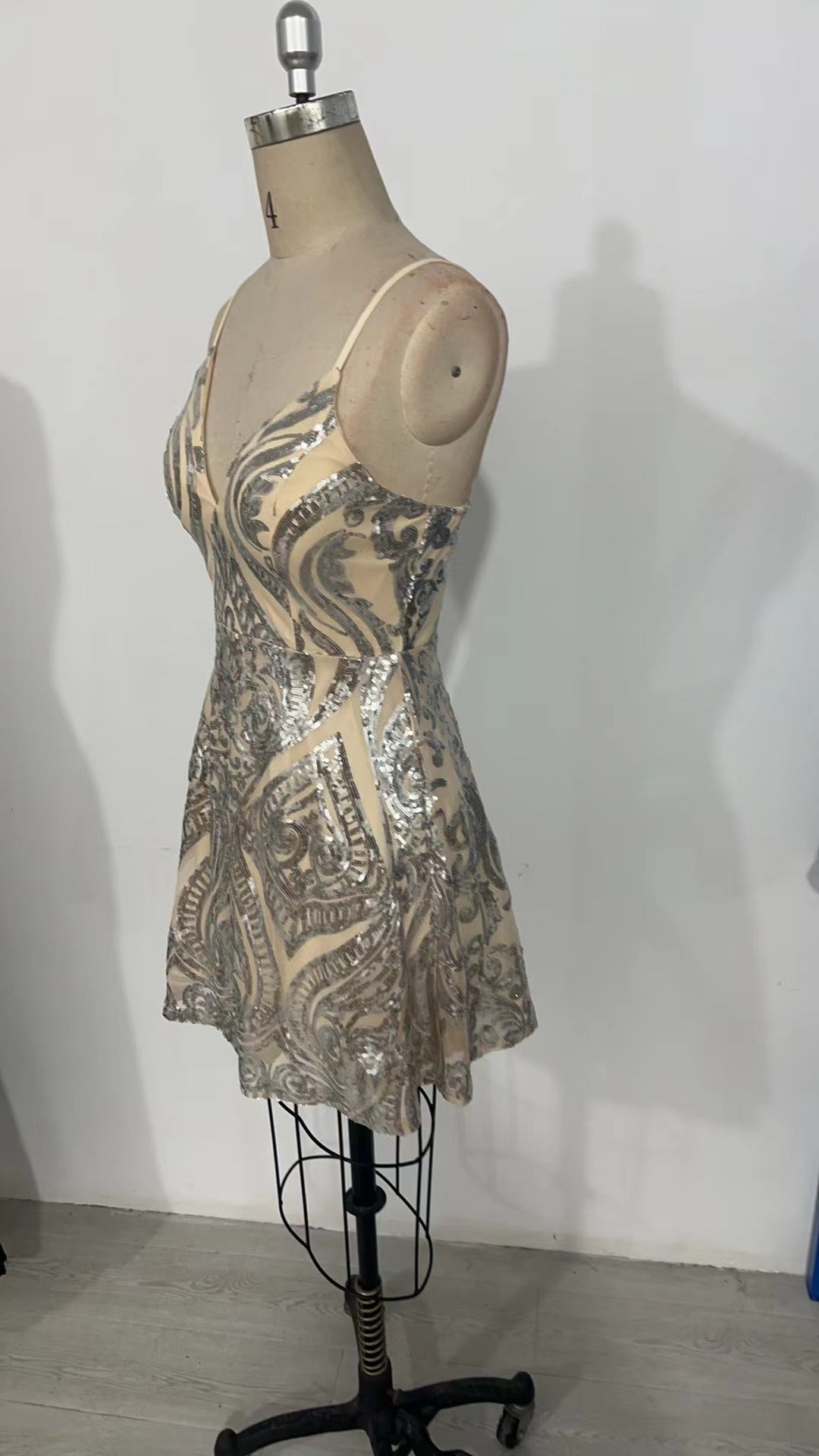 Women sexy summer sequined dress 10