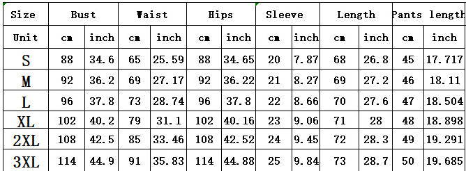 Women Printed Short Sleeve Top and Shorts Casual Sports Two-Piece Set 16