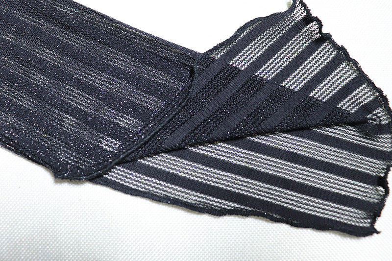 Women Lace Mesh Patchwork Long Sleeve Bodycon Dress 15