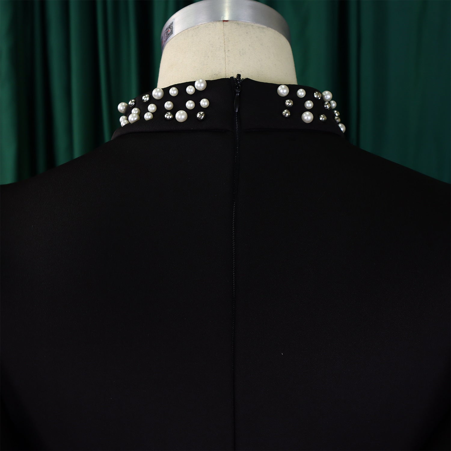 Women Sexy Ruffle Sleeve Beaded Party African Dress 21