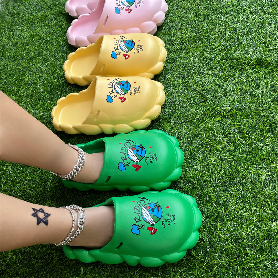 Spring And Summer Women's Shoes Sandals And Slippers Couple Eva Waterproof Women Slippers 39