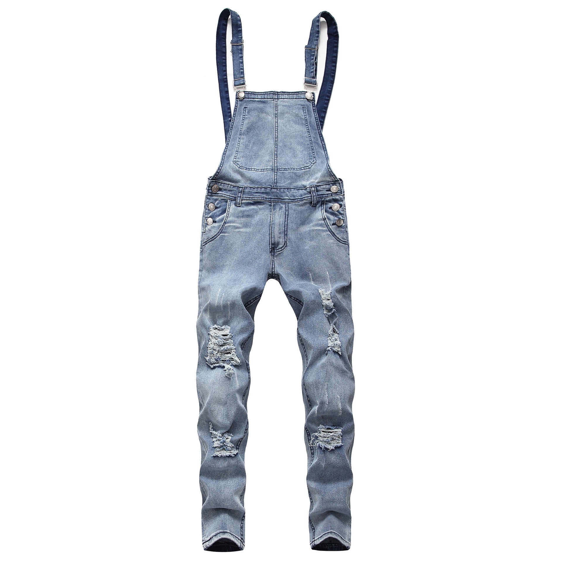 Men'S Denim Bib Suspender Men'S Denim Pant Jumpsuit 19