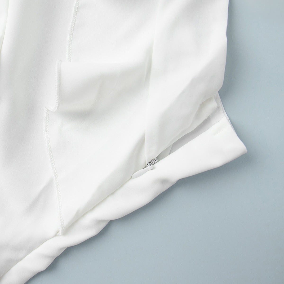 Patchwork Ruffle Strap Sexy Slit Long Dress 11