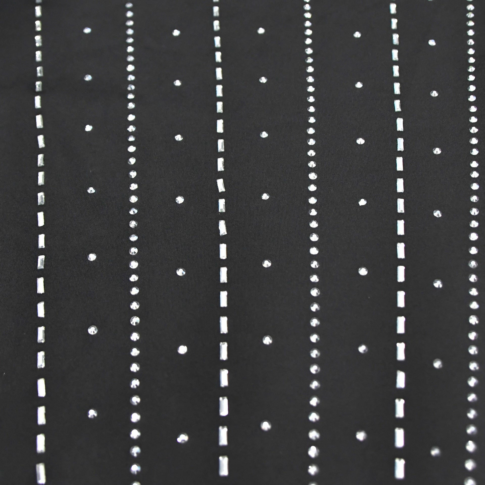 Women Solid Round Neck Sleeveless Beaded Dress 23