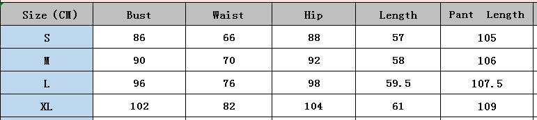 Women's Contrast Color Block Metal Strap Camisole Casual Straight Pants Two Piece Set 5