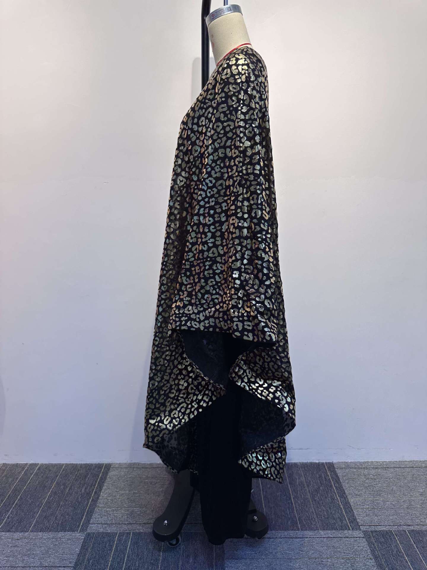 Women Sexy Shiny Slash Shoulder Patchwork Stretch Jumpsuit 10