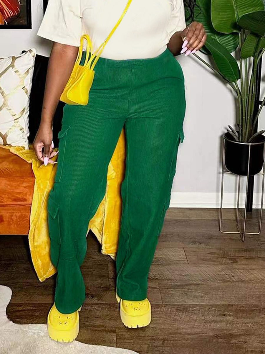 Women's Sports Casual Multi-Pocket Cargo Pants 4