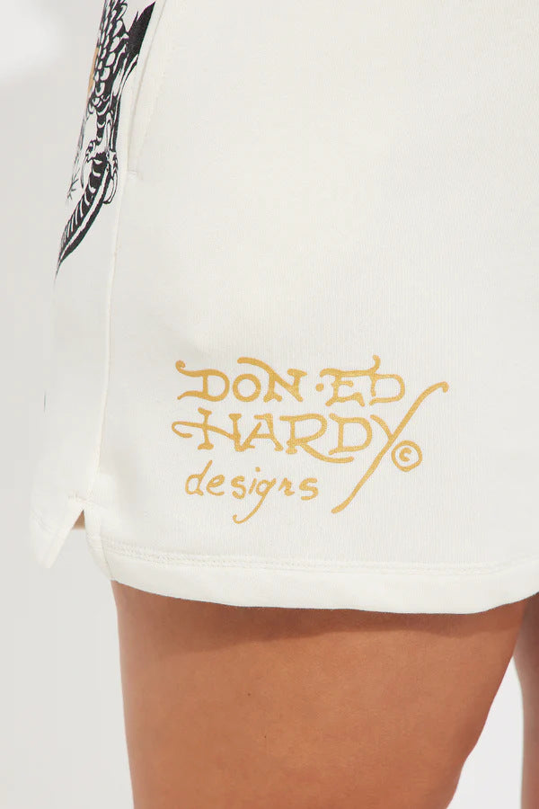 Women Casual Zipper Hooded Printed Top and Shorts Two Piece Set 8