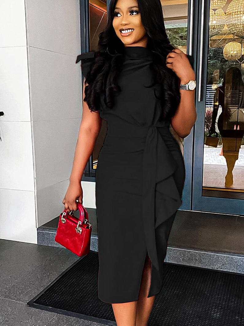 Plus Size Women Sexy Red Maxi African Dress 6