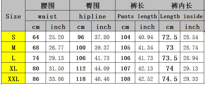 Women's Fashion Casual Patchwork Drawstring Slim Straight Trousers 6