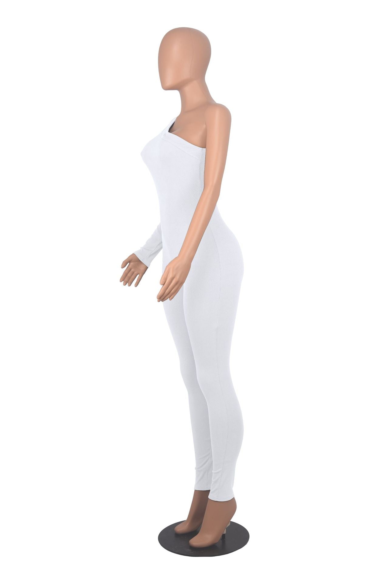 Women Fall Slash Shoulder Jumpsuit 21