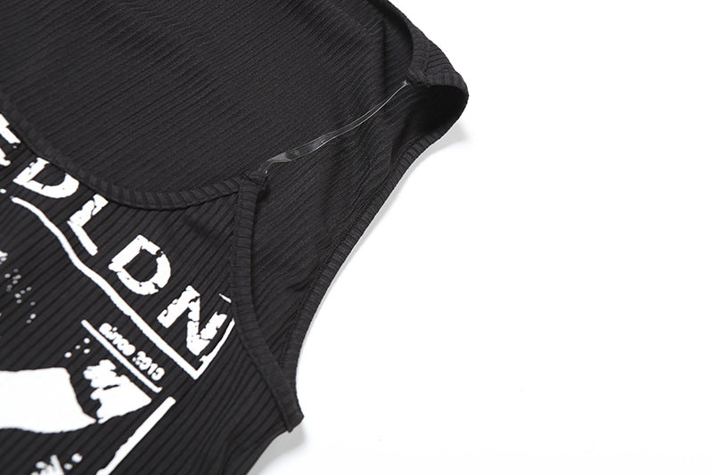 Women's Spring Sleeveless Strap Print Top 13