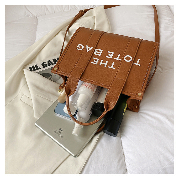 Women Printed Simple Letter Hand Shoulder Crossbody Bag 34