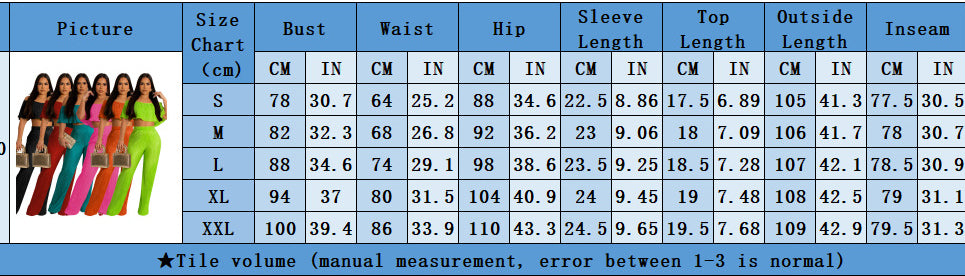 Women's Pleated Ruffle Off Shoulder crop top Wide Leg Pants two piece Set 17