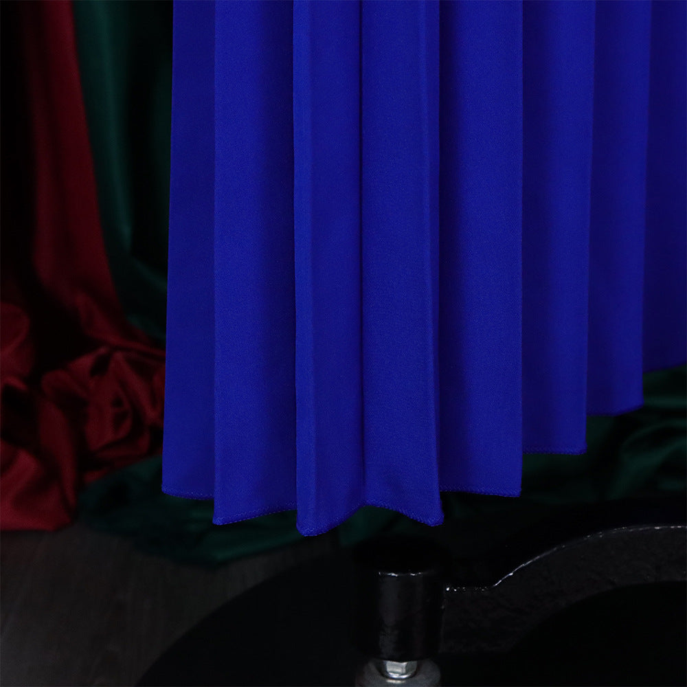 Ladies Summer Fashion Chic Pleated Pants High Waist Wide Leg Pants 19