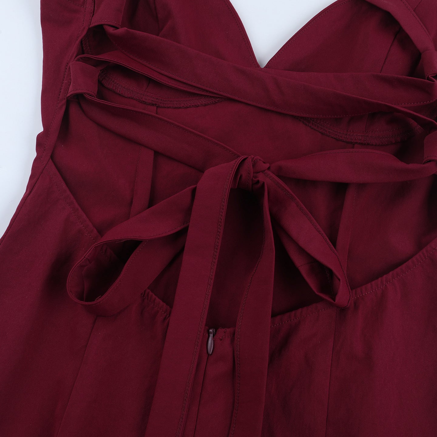 Women summer elegant Backless Halter Neck irregular Dress 19