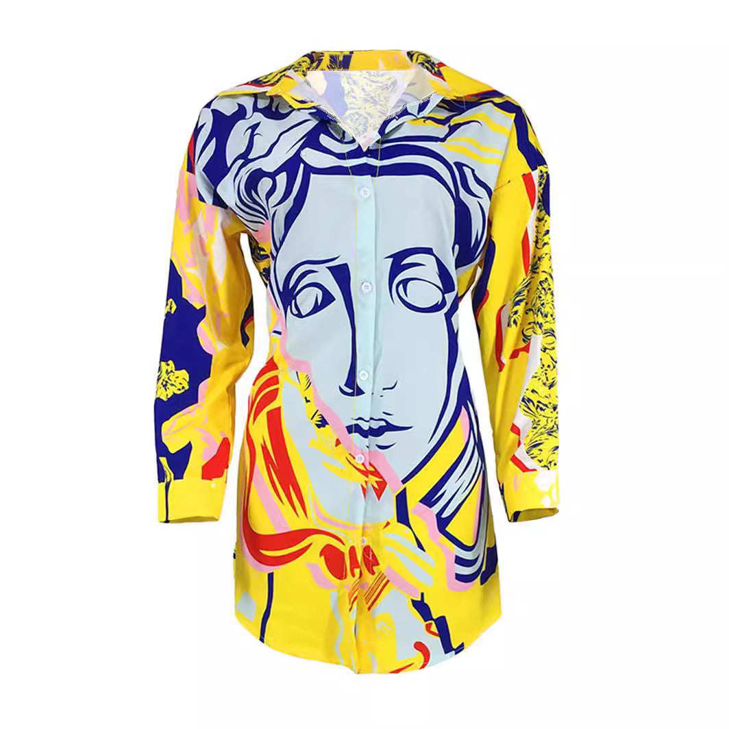 Sexy Women's Shirt Dress 6