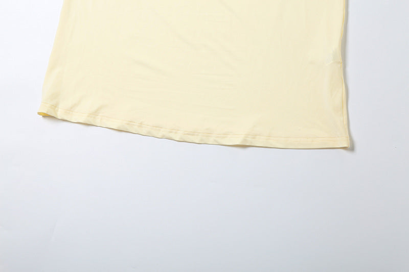 Women Summer Solid Sexy V Neck Lace-Up Backless Bodycon Dress 11