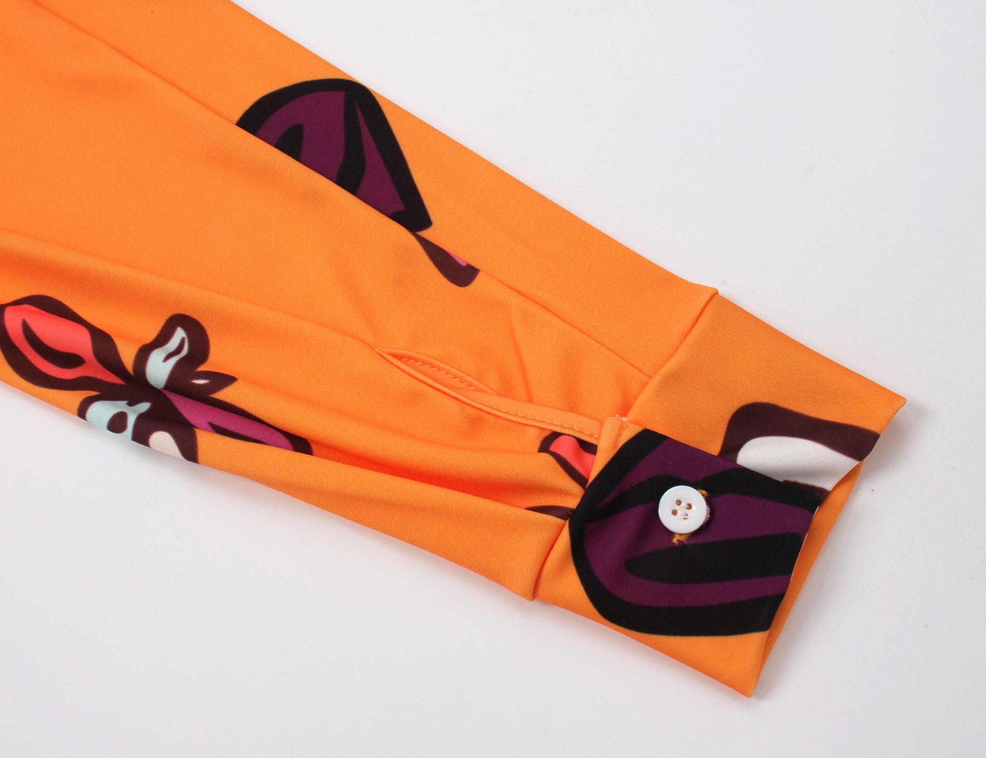 Fashionable Print Casual Women's Shirt Dress 27