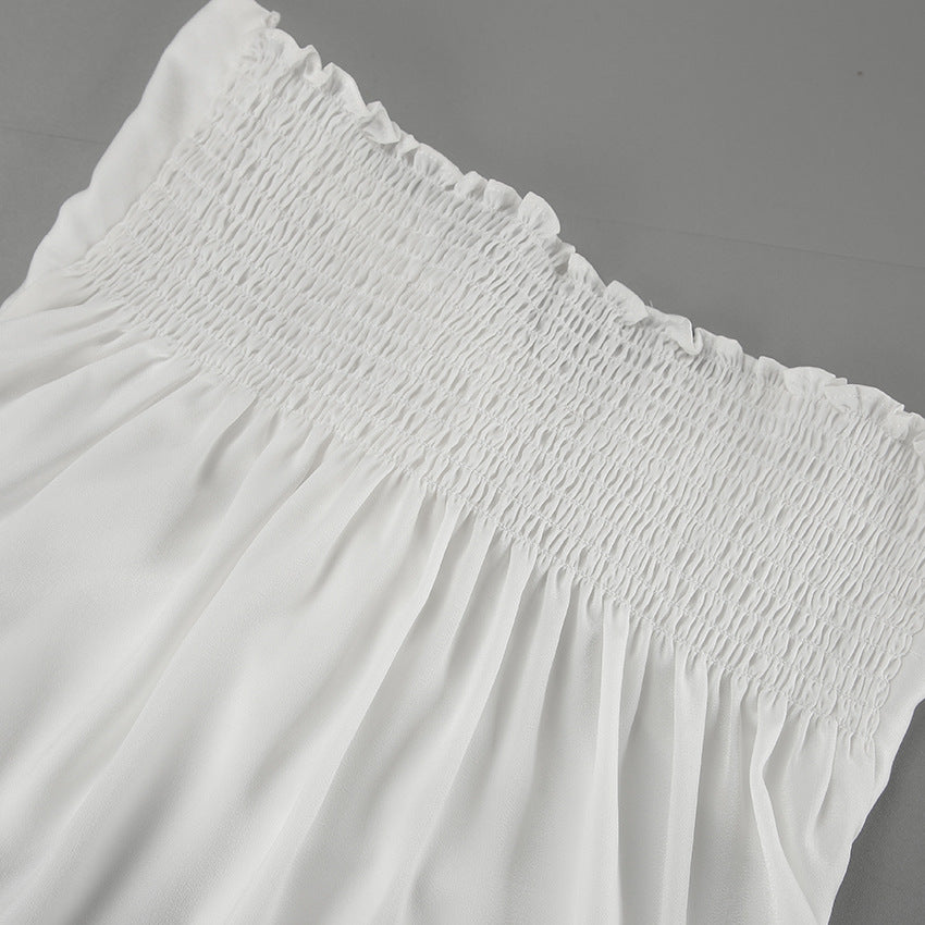 Women shiny satin long-sleeved v-neck crop shirt 17