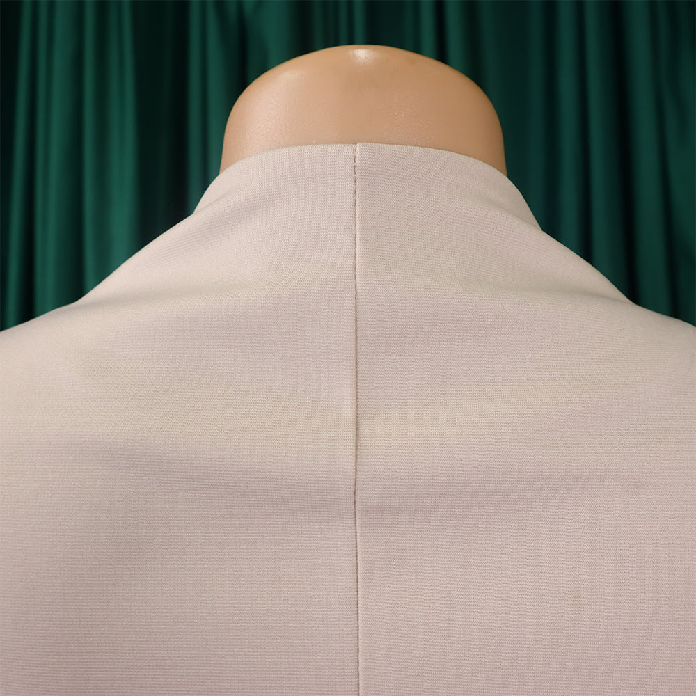 Women's Autumn And Winter Fashion Chic Plus Size Pleated A-Line African Dress 34