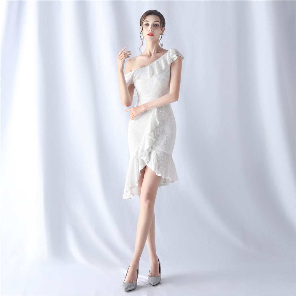 Summer Occasional Sequin Fishtail Cocktail Dress 7