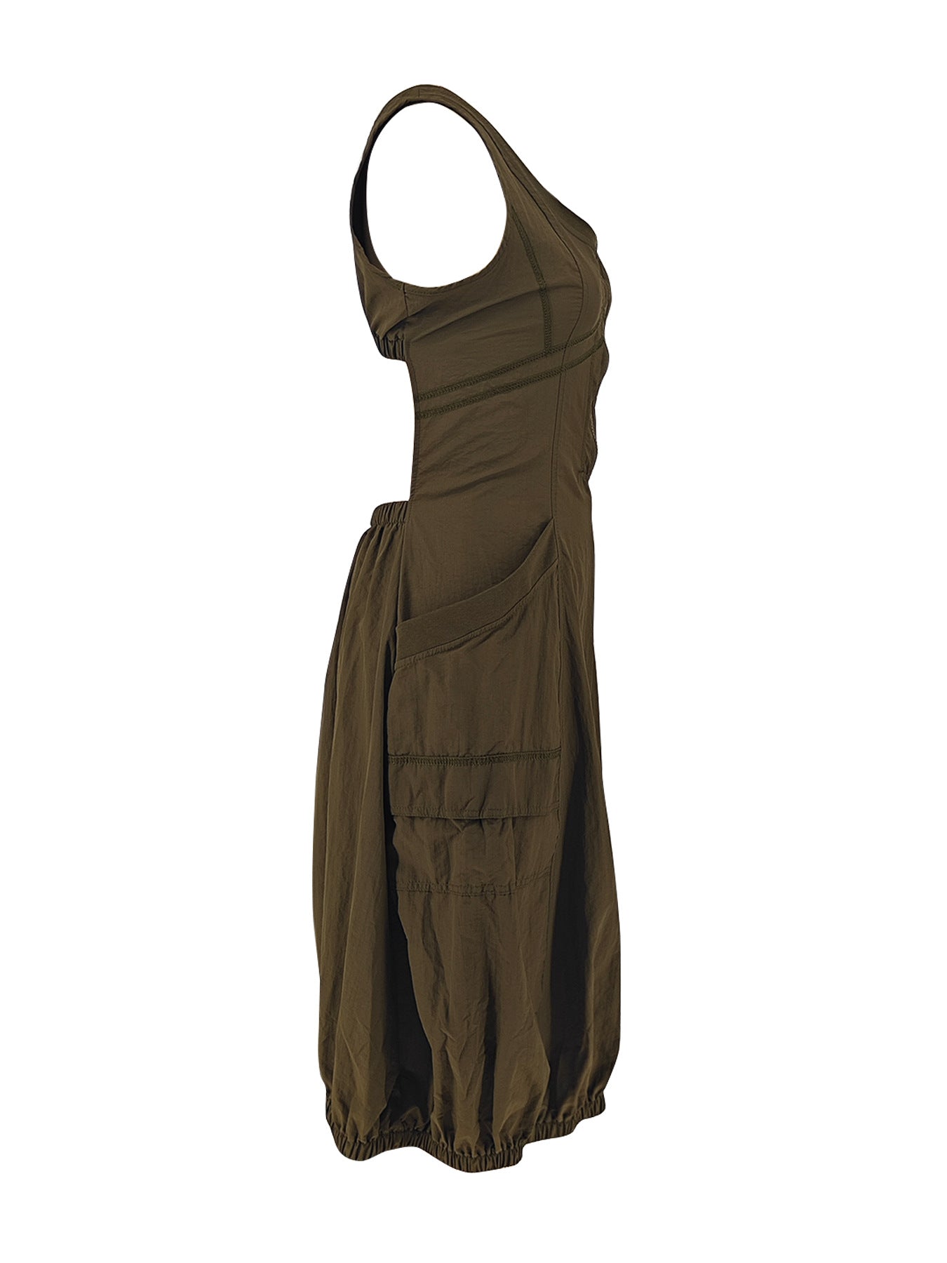 Women Casual Solid Sleeveless Dress 6