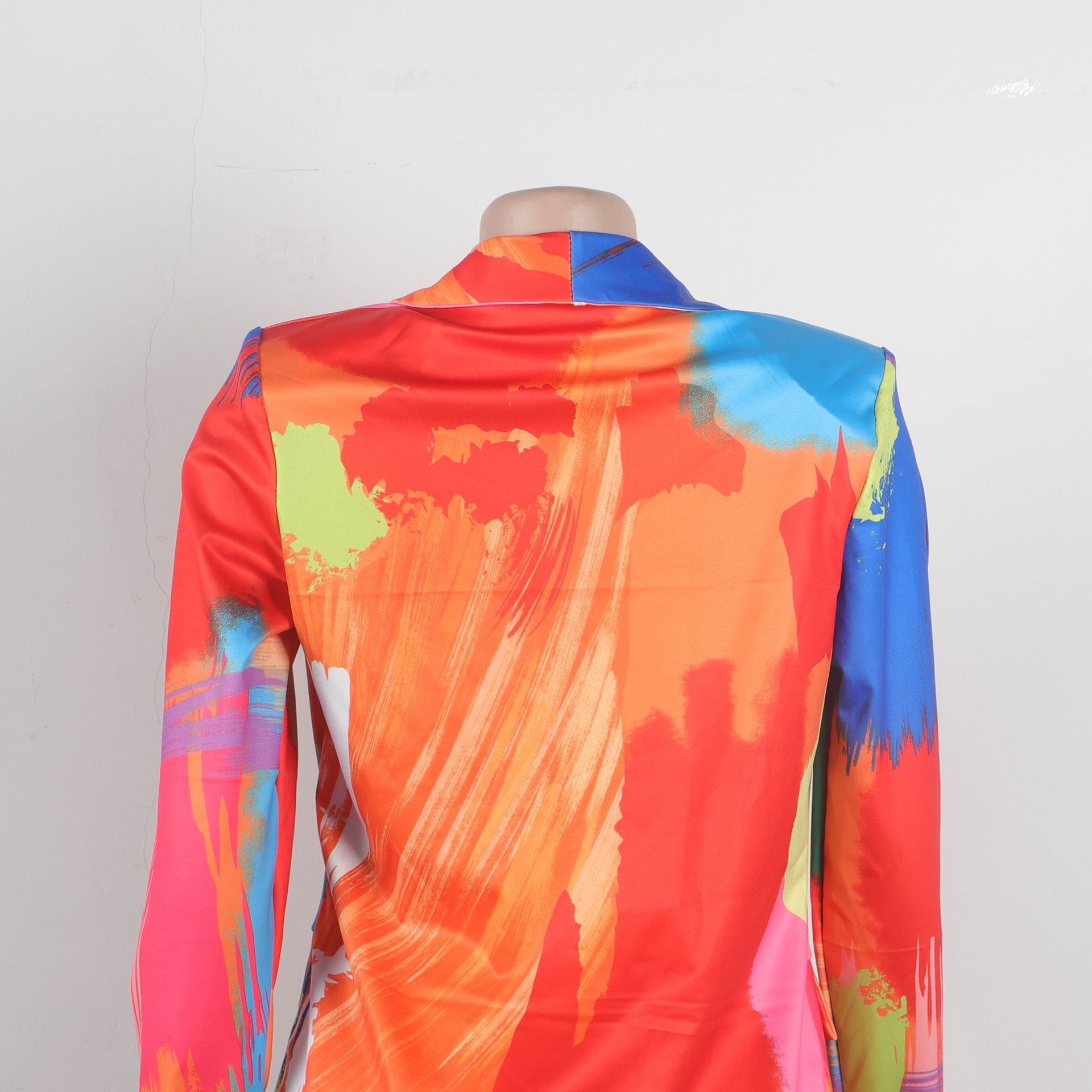 Casual Fashion Multi-Color Print Fashion Blazer Top 74