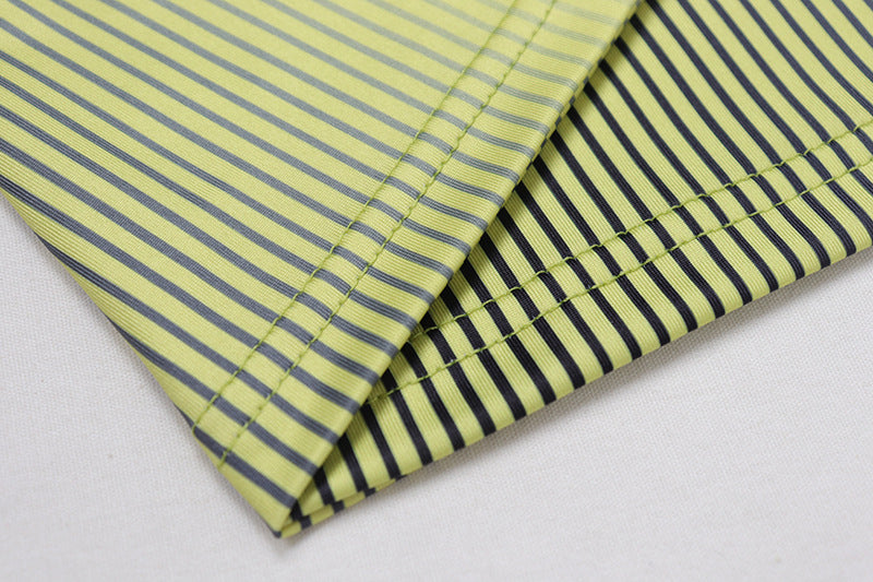 Women striped printed dress suspender style printed v-neck Bodycon 13