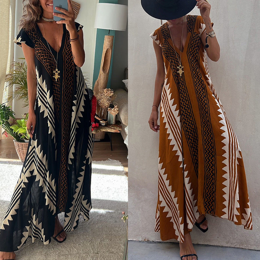 Casual Dress Holidays Women's Loose Maxi Dress